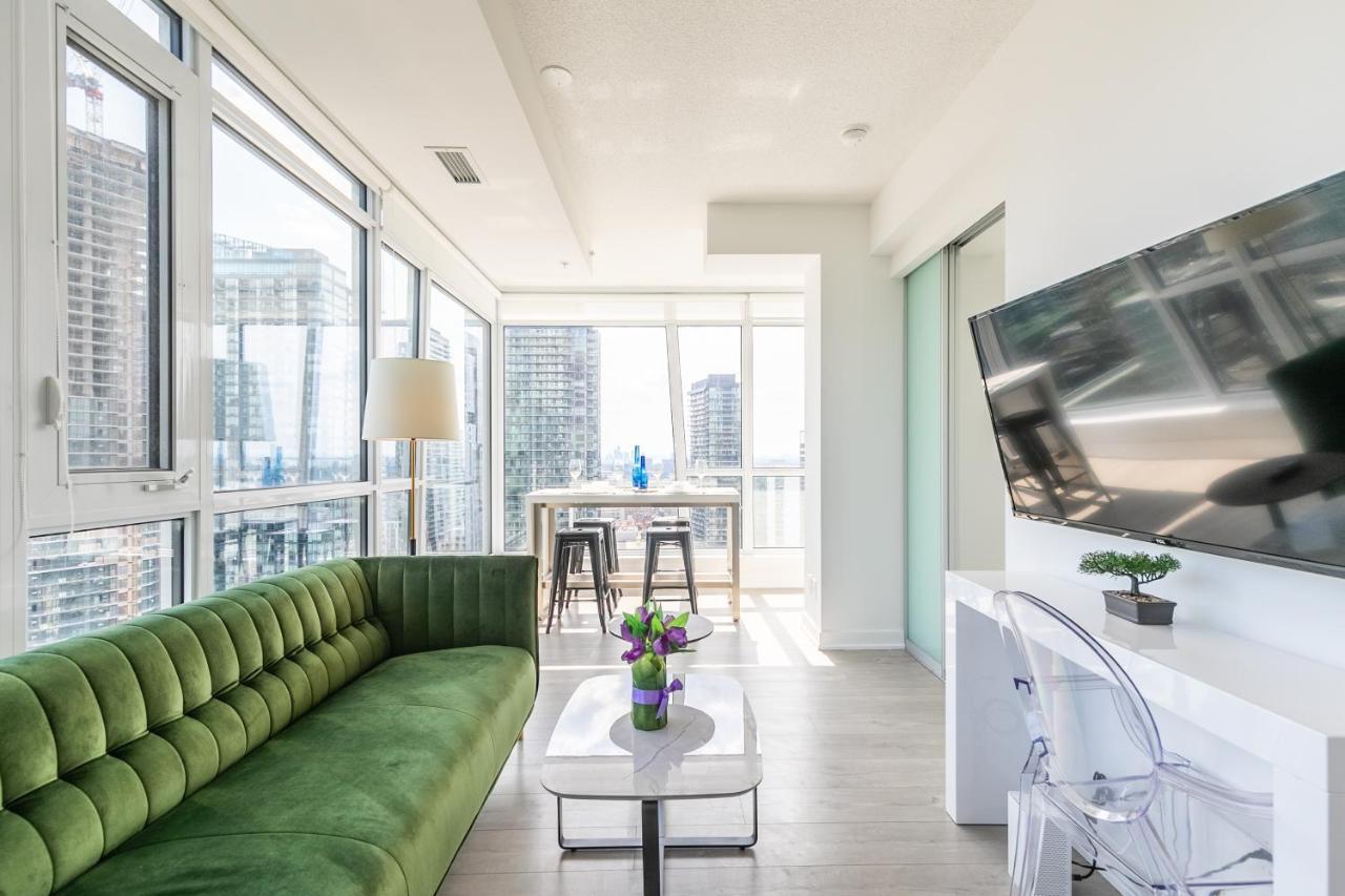 Luxury 2 Bedroom In The Heart Of Entertainment District W/ Cn Tower View Toronto Eksteriør bilde