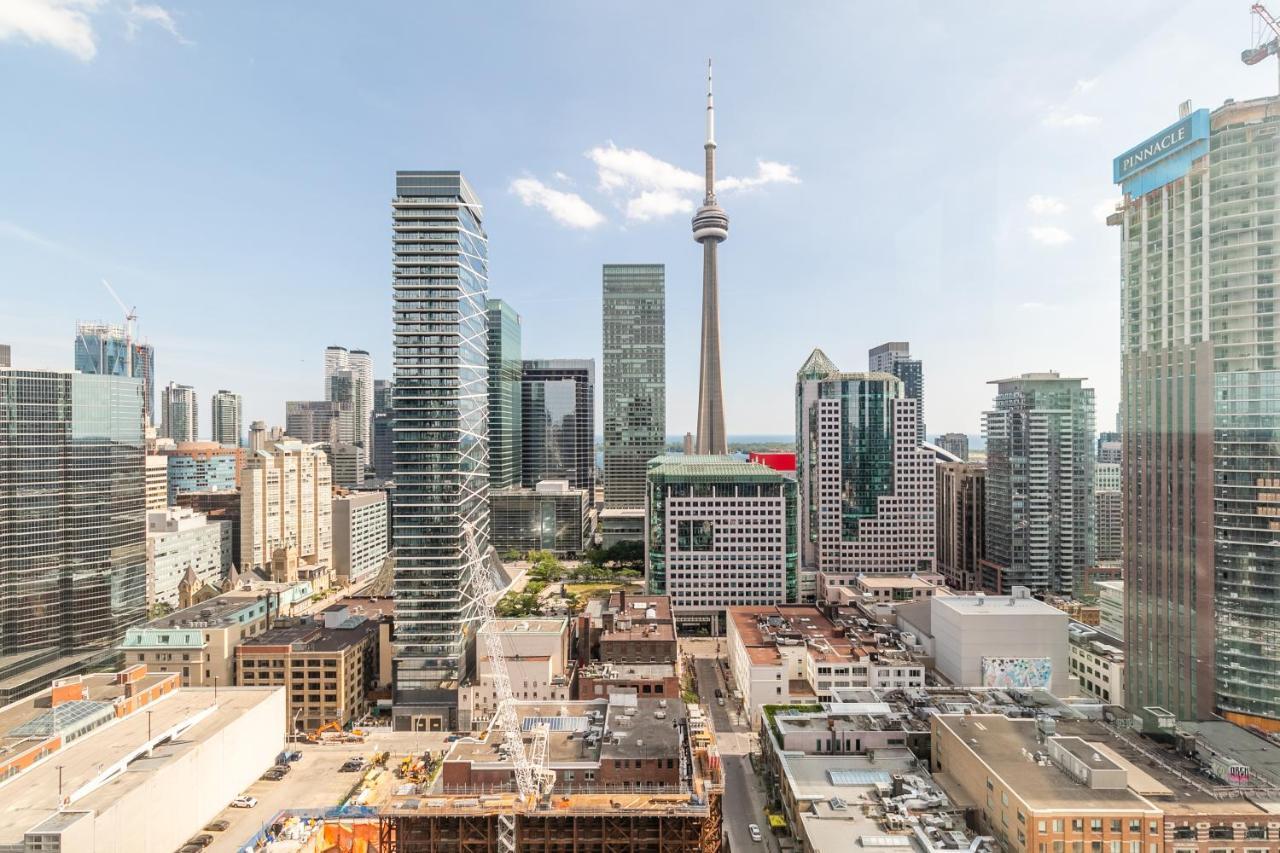 Luxury 2 Bedroom In The Heart Of Entertainment District W/ Cn Tower View Toronto Eksteriør bilde