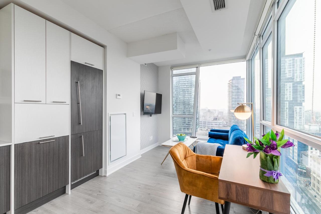 Luxury 2 Bedroom In The Heart Of Entertainment District W/ Cn Tower View Toronto Eksteriør bilde