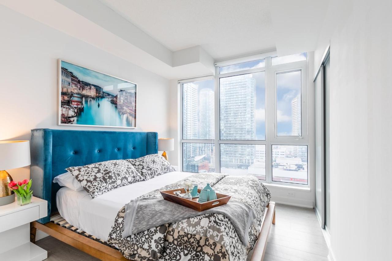 Luxury 2 Bedroom In The Heart Of Entertainment District W/ Cn Tower View Toronto Eksteriør bilde
