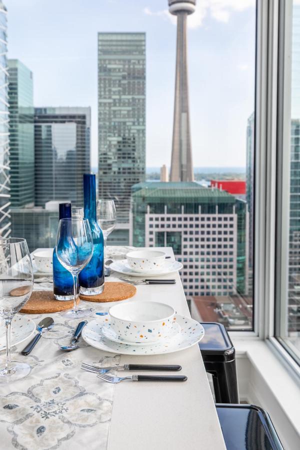 Luxury 2 Bedroom In The Heart Of Entertainment District W/ Cn Tower View Toronto Eksteriør bilde