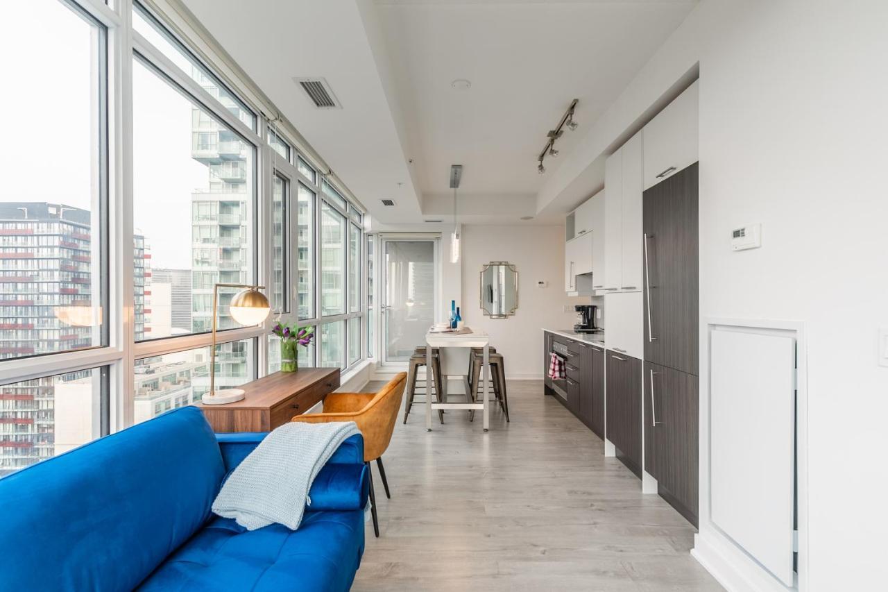 Luxury 2 Bedroom In The Heart Of Entertainment District W/ Cn Tower View Toronto Eksteriør bilde